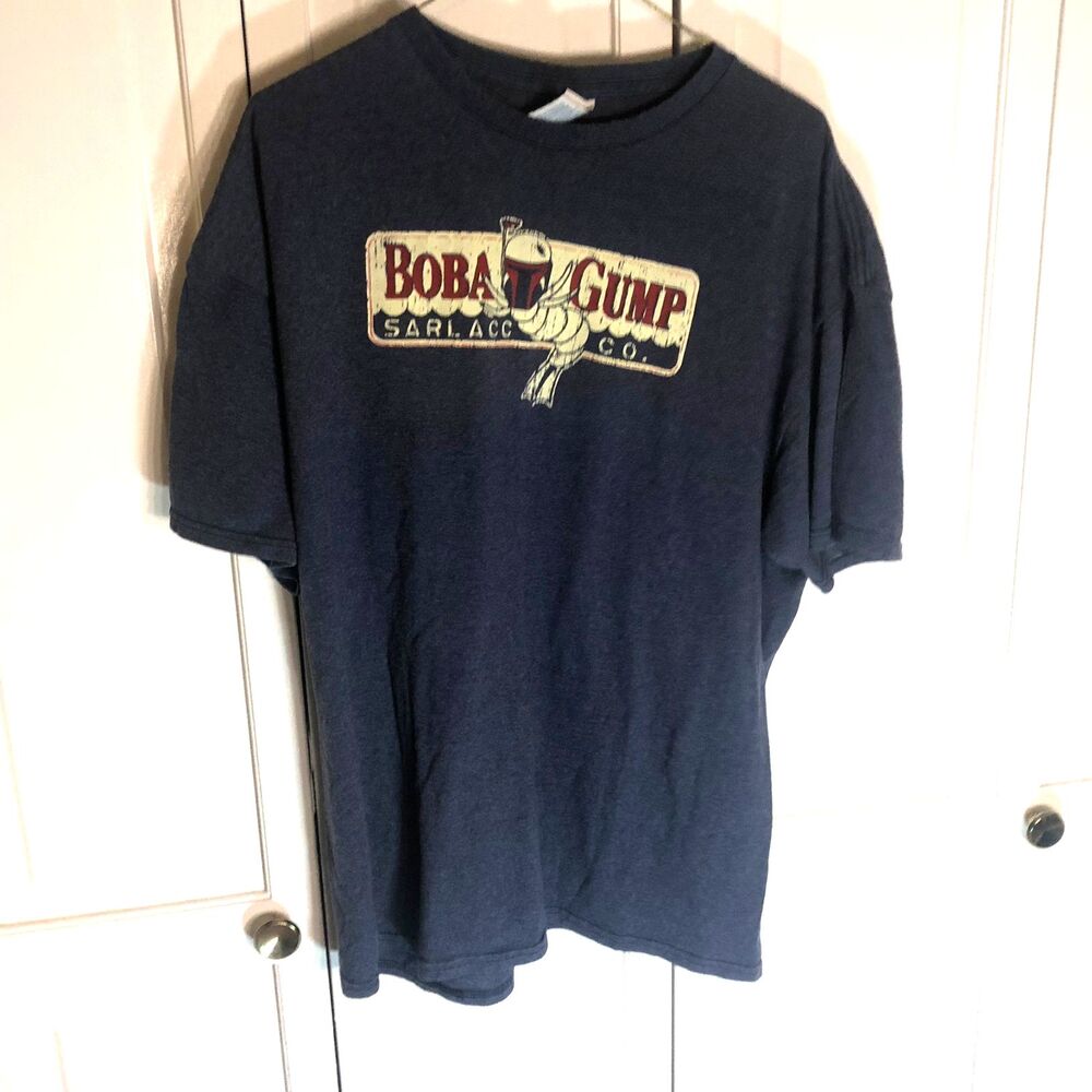Boba Fett Star Wars Boba Gump Shrimp Co Parody T-Shirt XL Delta Pro